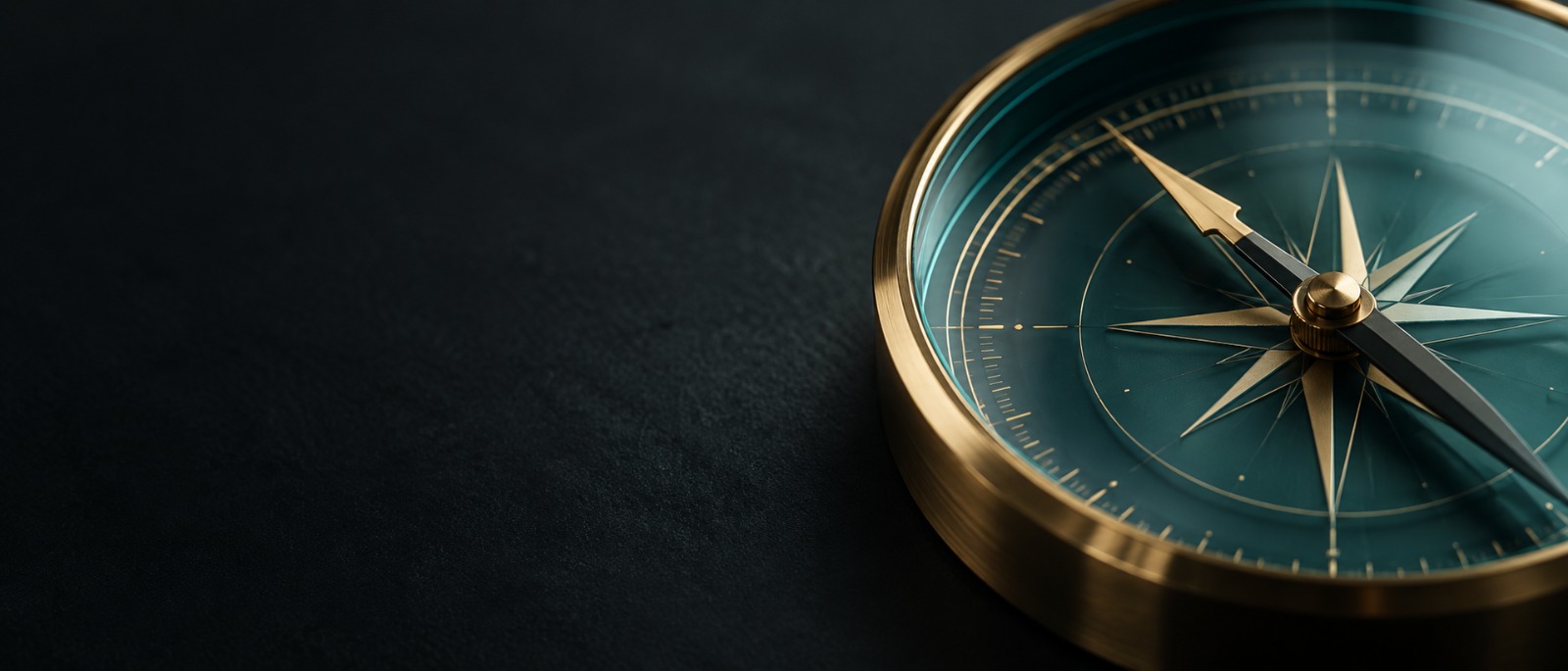 A compass representing clear strategic direction